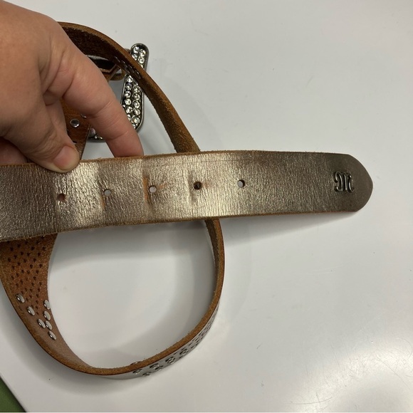 Miss Me studded‎ leather belt size large main image 6